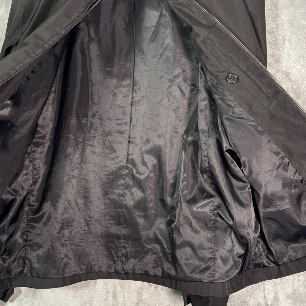 Banana Republic Black Full Zip Snap Neck Closure Jacket Size XL - Picture 9 of 10